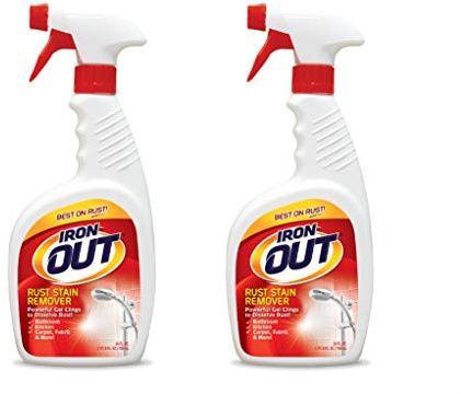 Iron OUT Rust Stain Remover Spray, 24 fl oz, 2 Bottles, 2 Pack