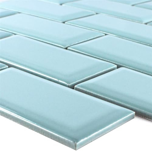 Keramik Mosaik Fliesen StPauls Metro Facette Mint