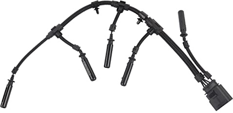 NSGMXT Connecteur de Bougie de Préchauffage du Faisceau de Câbles, Bougie de Préchauffage Compatible avec Transp0rter 2.0 2.5 T 2003-2010 070971277B