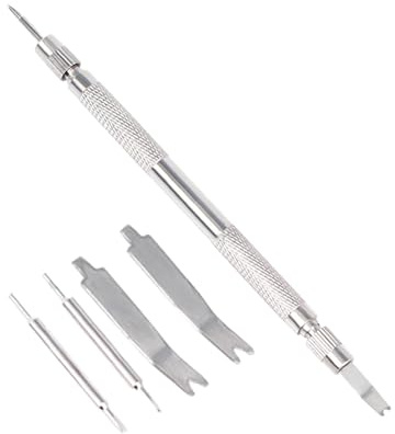 Klockreparationsverktyg,klockbandsskruvmejsel,Klockarmbandsbyte Manuell | Reparation av länkstift | Ergonomisk klocka demonteringssats för resa