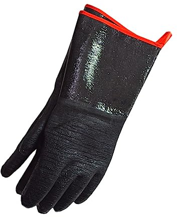 NULYLU 1par Guantes De Cocina Resistentes Al Calor Agua Antideslizantes Para Asar y Hornear Guantes De Barbacoa De Neopreno Protección Completa Para Mano Muñeca Para Uso Cocina y