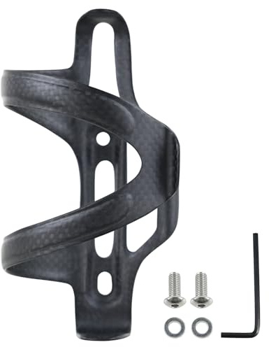 ROADNADO Carbon Bike Wasserflaschenhalter, Fahrradflaschenhalter, ultraleicht, Kohlefaser, starker Getränkehalter mit Schrauben für Radfahren, MTB, Rennrad, Anzug für Wasserkocher, 72–74 mm