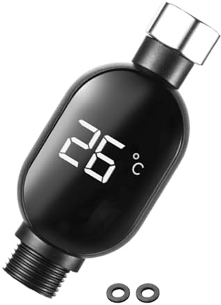 Sensor Digital De Temperatura De Agua Para Ducha Monitoreo Para Bebes Y Adultos - Termometro De Ducha Lectura Instantanea Con Pantalla Led Display Claro Para Control Baño - Accesorio