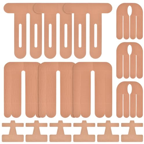 15 Pezzi Kinesio Tape, PreCut Nastro Kinesiologico, per Ginocchia, Polsi, Vita e Dita dei Piedi, Elastica Cerotto Kinesiologico, Protezione Muscolare per le Articolazioni