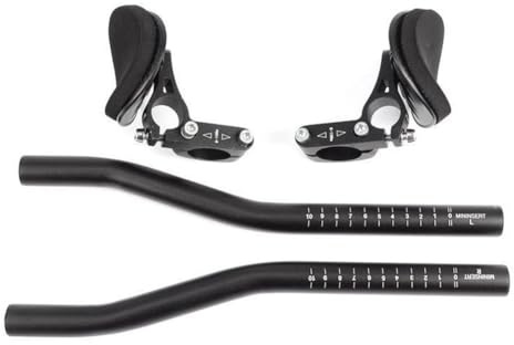 MonoSora Cuscinetto poggia manubrio per bicicletta per lunghe distanze e corse, impugnatura regolabile, compatibile con manubri da 25,4 mm-31,8 mm, nero