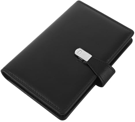 DEARMAMY Tarjetero Negro de Pu para Tarjetas de Visita con 150 Ranuras Transparentes, Organizador Portátil y Ligero para Oficina y Viajes, Funda Multifuncional para Tarjetas de Crédito