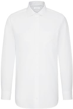 Seidensticker Men's Business, White (01 Weiß), L (42 DE)