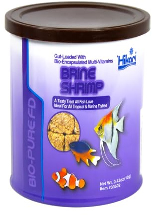Hikari Bio-Pure Freeze Dried Brine Shrimp for Pets, 0.42-Ounce