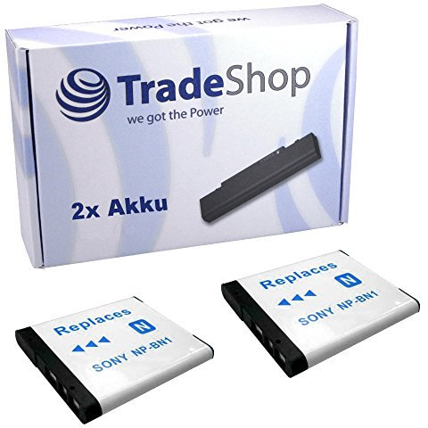 2X Kamera Li-Ion Akku für Sony Cybershot DSC-W390 DSC-W330 DSC-W610 DSC-W620 DSC-W630 DSC-W650 DSC-W670 DSC-W690 DSC-WX50 DSC-WX70 DSC-WX100 DSC-WX150 DSC-WX9 DSC-T100D DSC-W-390 DSC-W-330