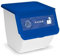 AC - Contenedor apilable de polipropileno - Cubo de Reciclaje de basura, Caja de almacenamiento de residuos, fácil apertura – 36 L – Papel – 36 x 38,5 x 38 cm