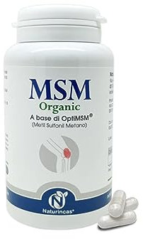 Naturincas – Integratore Per Articolazioni e Ossa MSM Organic - 120 cps