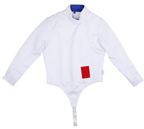 DJJYCTNM Fechtjacke für Kinder und Erwachsene, Schutzanzug für 350N-Fechtausrüstung, Florett-/Degen-/Säbel-Fechtanzug (Color : Right Hand, Size : 38#)