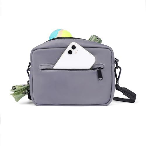 Leckerlitasche für Hunde Gassi Tasche Hund Hundeleckerli Tasche Wasserdichte Hundeleckerlitasche Umhängetasche Eingebauter Hundekotbeutelspender Leckerlitasche für Hund zum Training und Spazierengehen