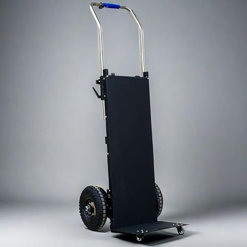 WEIMILOR Electric Stair Climbing Dolly, Powered Electric Stair Climbing Hand Trucks Dolly Cart for Moving 440lb Capacity Heavy Duty Stair Climber