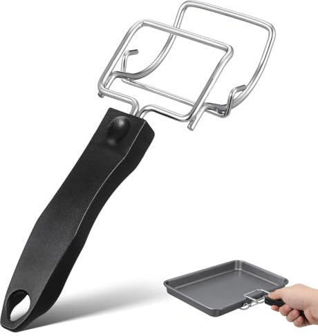 MOLUCKFU Pince Clip Poignée Isolante Pour Plaque Four Anti-brûlure Acier Inoxydable Accessoire Multifonction Pour Four et Friteuse à Air Outil Pratique Pour Manipuler Plateaux Chauds