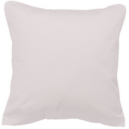 fleuresse B09100 Fb. 978 Colours Uni-Mako-Satin-Kissenbezug mit Biese, 40 x 40 cm, silber