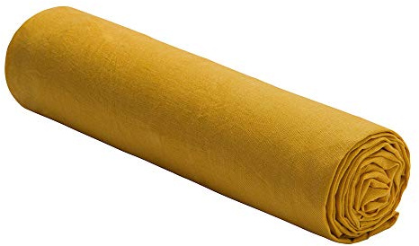 Drap Housse 100% Lin Lavé Épice 200x200 cm - Bonnet 40 cm - Linge de lit Drap Housse Premium
