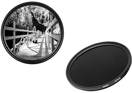 67 mm IR850 infrarött filter IR filter 67 mm IR 850 dHD digitalt passfilter