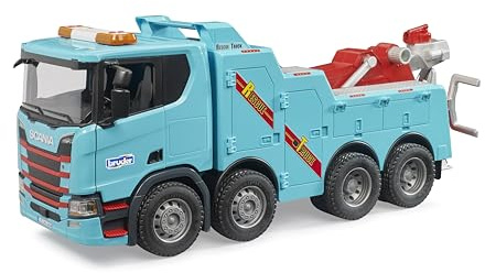 bruder 03553 - Scania Super 560R Camion di soccorso stradale e traino con modulo luci e suoni - 1:16 Veicoli, carri attrezzi, carri attrezzi, soccorso stradale, furgoni