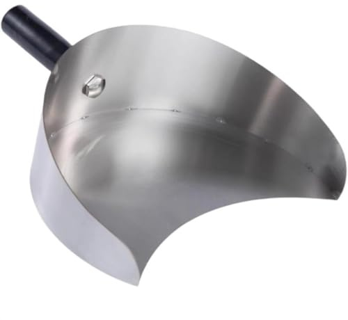 Morkite Döner - Paletta da 22,5 x 17,5 x 8 cm, in acciaio inox, per barbecue e kebab