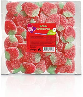 Red Band Wilde Erdbeeren fruchtig süß und ohne Gelatine 500g
