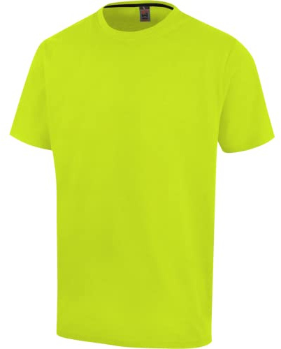 WÜRTH MODYF Arbeits T-Shirt Job+ für Herren in Lime - weiches Baumwoll-Shirt für die Arbeit und Freizeit in der Größe 3XL
