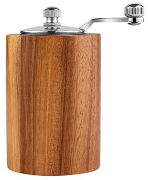 Qusedwey Molinillo de Pimienta Manual, Granos de Pimienta Manuales de Cocina, Molinillo de Pimienta Negra, Suministros para de Molienda de Pimienta y Sal Marina para el Hogar A