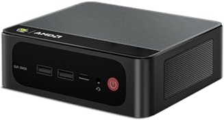 Beelink SER5 Max Mini PC, Mini Dator med AMD Ryzen 7 7735HS (8C/16T, up to 4.75GHz), 24GB (12GB x 2) LPDDR5, M.2 PCIe 500GB, Bluetooth 5.4, WiFi 6, LAN 2500Mbps/HDMI/DP/Type-C