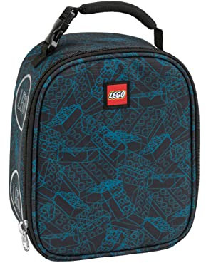 LEGO Unisex-Child Blue Print Lunch Backpack, One Size