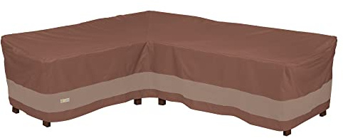 Duck Covers Ultimate Waterproof 83 Inch Patio Left-Facing Sectional Lounge Set Cover, Patio Furniture Covers
