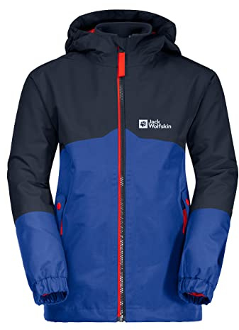 Jack Wolfskin ICELAND 3IN1 JACKET B, Cappotto Uomini, active blue,