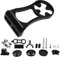 ANCLLO Out Front Bicycle Computer Mount Extension Bracket, Multifunction Bike Mount for Garmin Edge/Bryton/CatEye/Gopro - Black