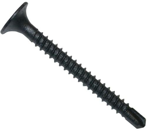 PARCO Deutsche Premium Schnellbauschrauben, Gipskartonschrauben, Rigipsschrauben, Gipsplattenschrauben | Schwarz, 3,5x55mm mit Bohrspitze PH2 Typ 142 500 Stück