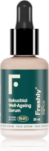 Freshly Cosmetics Bakuchiol Serum reduziert Falten und feine Linien Bakuchiol Well-Ageing Serum, 30 ml