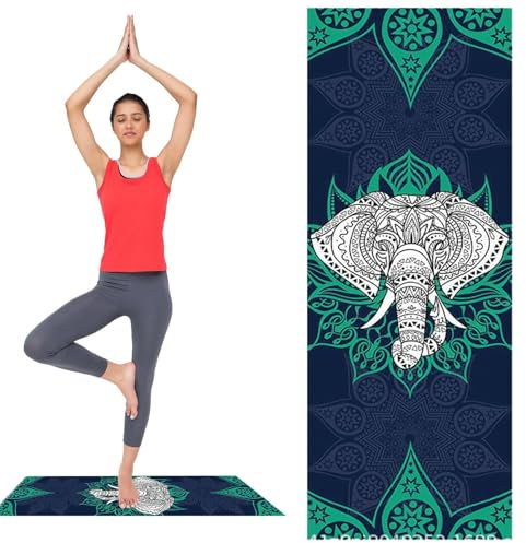 Yogadecke – Dicke Yogadecke, Yogamattendecke | Weiche Yoga-Decke, Schnell Trocknendes, Rutschfestes Handtuch, Warmes Yoga-Handtuch Für Damen Und Herren