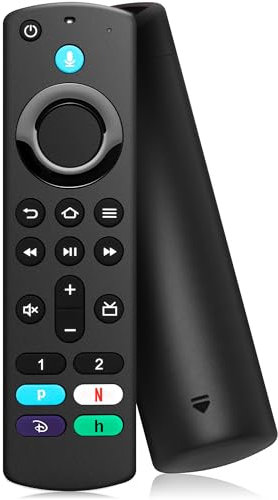 Voice Firestick Remote Replacement for AMZ Stick(2nd/3rd Gen,Lite),TV Stick(4K/4K Max),TV Cube,Remote for Pioneer/Hisense 3rd Gen Smart TVs