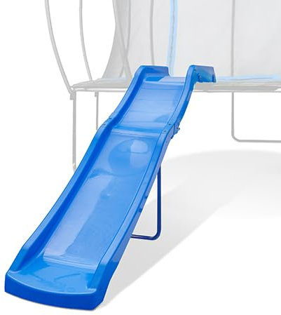 Plum Play Blue Kids Outdoor Garden Trampoline Slide Accessory Attachment - Suitable for 3 Years Plus - For Plum Deluxe Trampoline Range