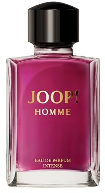 Joop! Homme Eau de Parfum Intense – Ambrierter Fougère-Duft für Herren – Mit Noten von Rose, Geranium und Tonkabohne – Langanhaltender Duft, 75ml