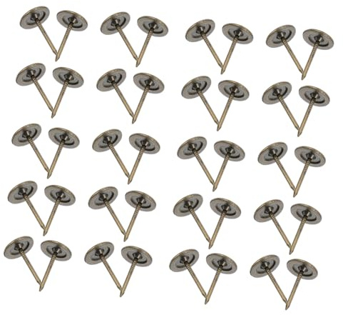 LOPUNER 100pezzi Chiodi Da Tappezzeria in Decorativi Testa Per Mobili in Legno e Forniture Per Tappezzeria