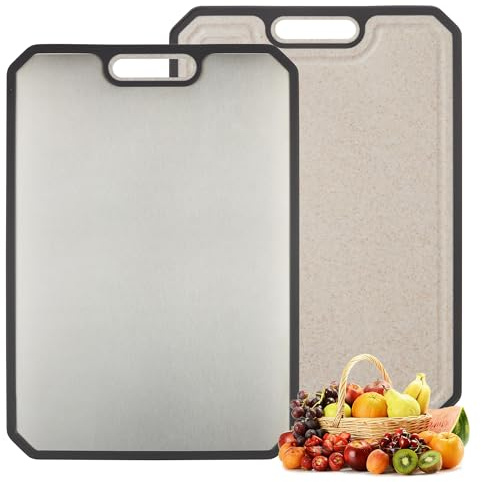 Stainless Steel Cutting Board for Kitchen Metal Chopping Board 15.2x 10.5