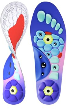 Plantari Ortopedici con Acupressione - Solette Massaggianti a Riflessologia per Alleviare il Dolore, Massimo Comfort per Piedi di Uomini e Donne (nuovi, S(35-39))