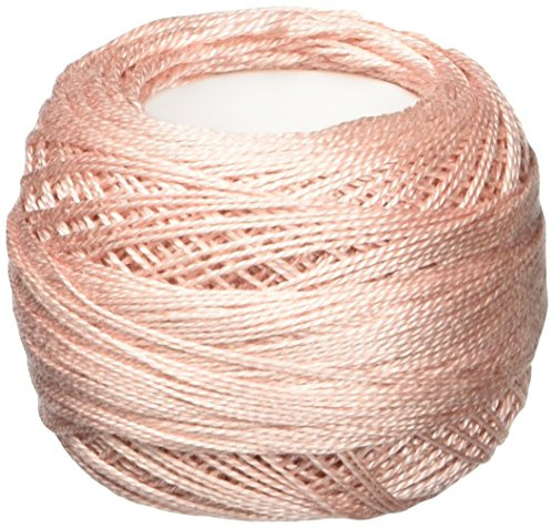 DMC 116 12-224 Pearl Cotton Thread Balls, Very Light Shell Pink, Size 12