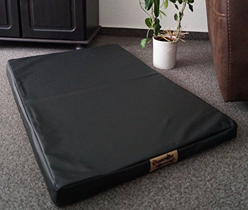 Colchón para perros, cama para perros, piel sintética, manufactura de camas para perros, espuma de 5 cm, diferentes tamaños y colores a elegir