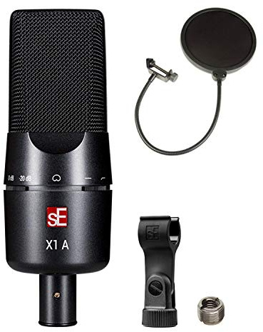 sE Electronics X1 A Large-Diaphragm Condenser Microphone Bundle with Pop Screen Filter