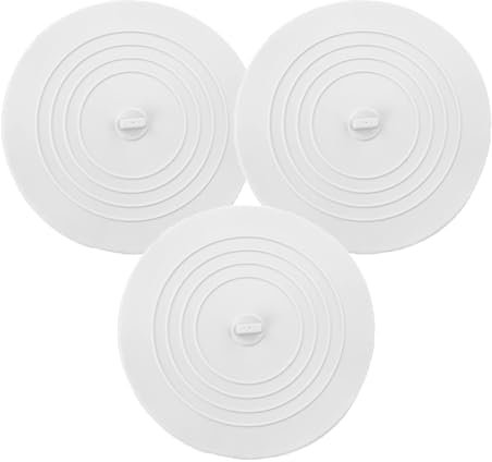 Lot de 3 bouchons de vidange universels en silicone pour évier, cuisine, salle de bain
