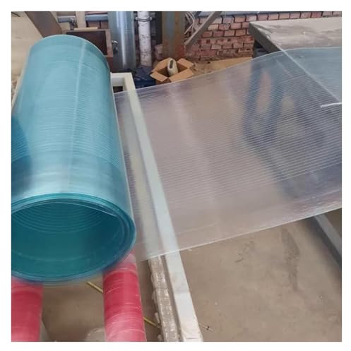 JIwqDY Placas de Policarbonato para Techos, 0,8mm Cubiertas de Techo Aislamiento a Prueba de Lluvia, para Jardín Al Aire Libre(1.5x3m)