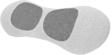 Naroote Cojín de Soporte Lumbar, Almohada de Soporte Ergonómico de Cubierta Ergonómica Fácil de Limpiar para Relajarse para Dormir (Gray #12)