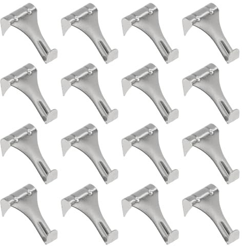 SYEYCW 16 Piezas Ganchos para Colgar Cuadros, Ganchos de Metal para Colgar Cuadros, Ganchos Plateados para Colgar Cuadros, para Cocina, Dormitorio, Galería de Exposiciones de Arte y Oficina