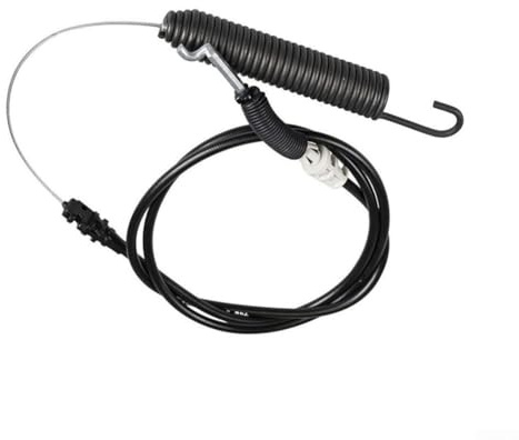 Deck Engagement Kabel, 1 Stück Gartenmaschinen Kabel für Aufsitzrasenmäher mit Z Biegung und Federendkonstruktion für den Außenbereich