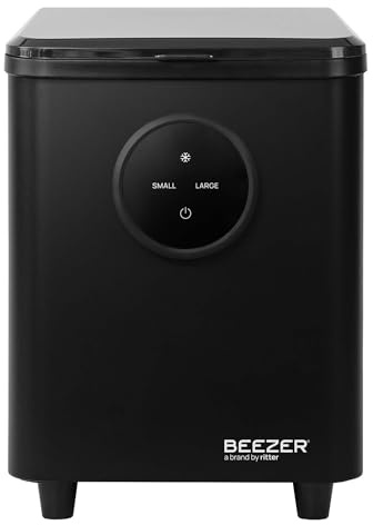 BEEZER® IceCube mini ismaskin – 2 storlekar, kompakt, svart